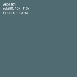 #506B71 - Shuttle Gray Color Image